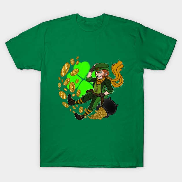 Legend of the Leprechaun - Fantasy legend design T-Shirt by JustJoshDesigns